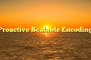 Proactive Scalable Encoding