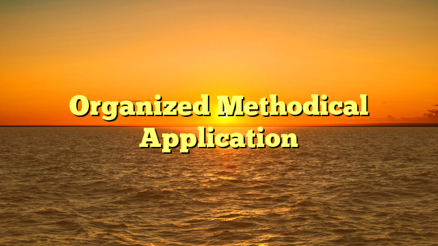 Organized Methodical Application Organized Methodical Application