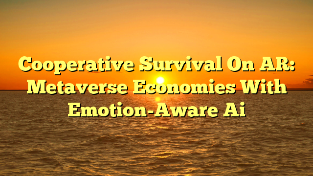 Cooperative Survival On AR: Metaverse Economies With Emotion-Aware Ai